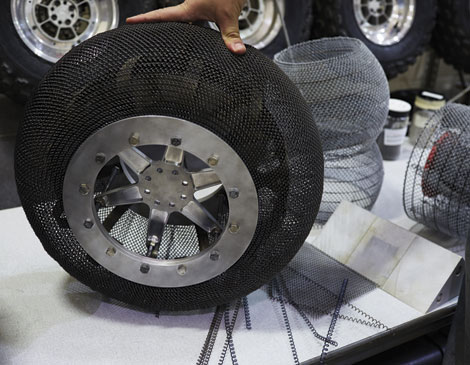 NASA Simulated Lunar Operations lab tires NASA Simulated Lunar Operations lab tires
