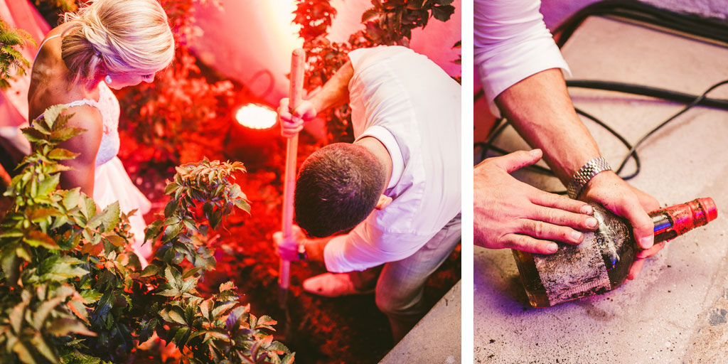 Buried Maker's Mark for Shookman and DiFranco Wedding