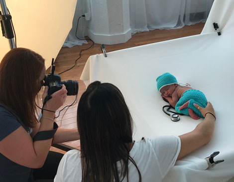 Behind the baby cover Behind the baby cover