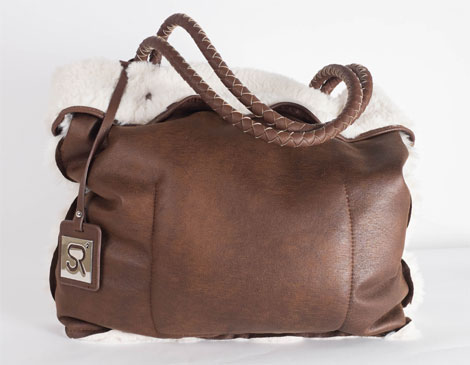Faux Fur Tote Faux Fur Tote