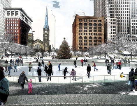 Public Square Winter Public Square Winter